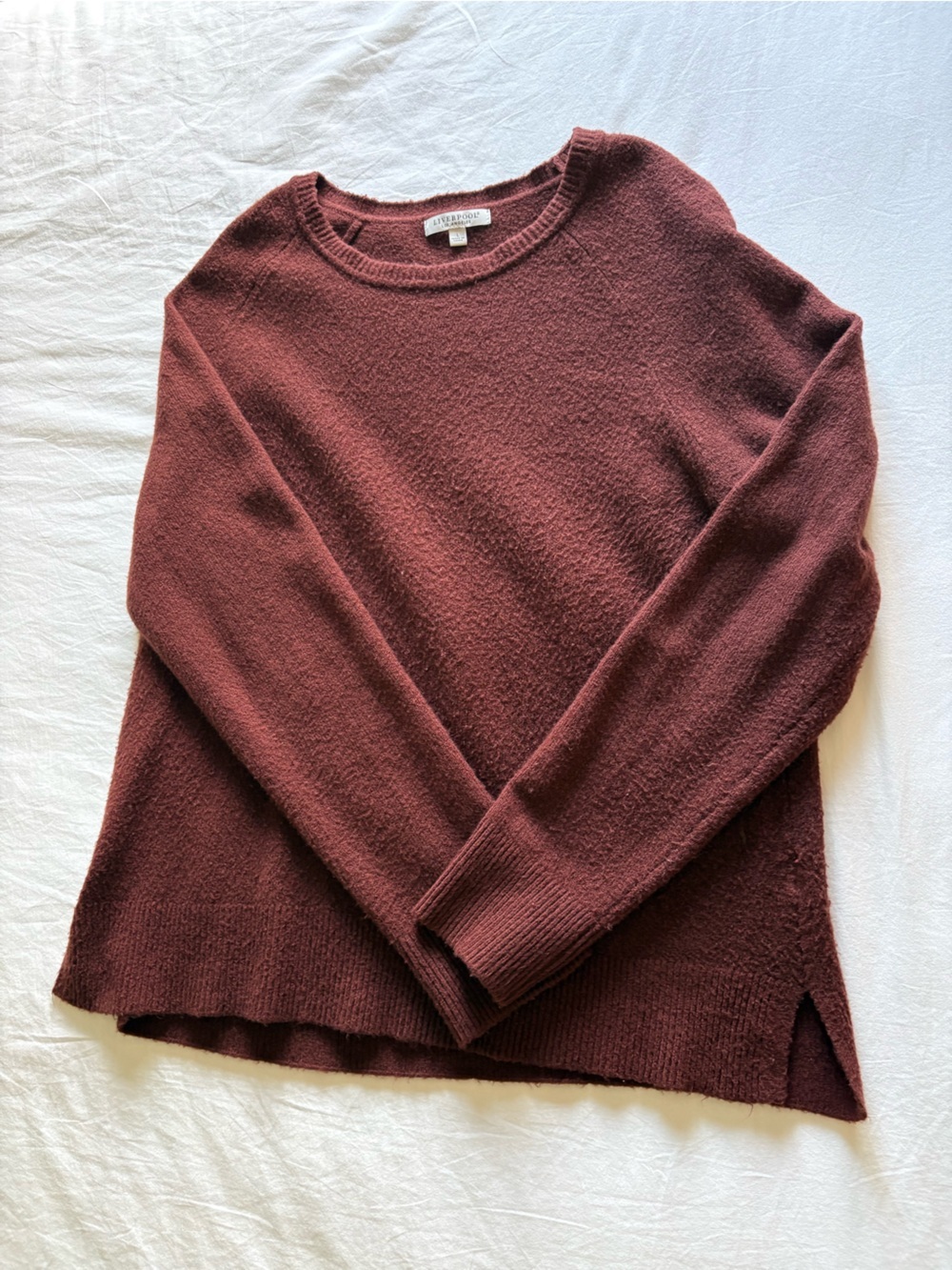Liverpool Burgundy Crewneck Sweater